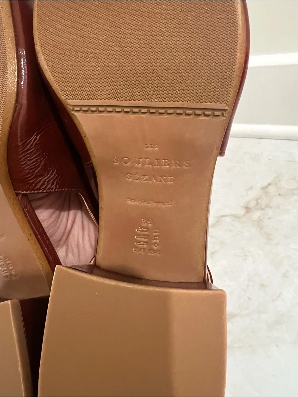 NEW Sezane Burgundy Paula Babies Shoes Size 39 - Picture 6 of 7